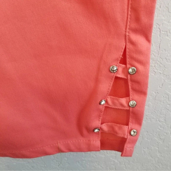 CW Classics Capri Pants Womens 4X Coral Pull On Elastic Waist Pockets NWOT - Picture 2 of 3